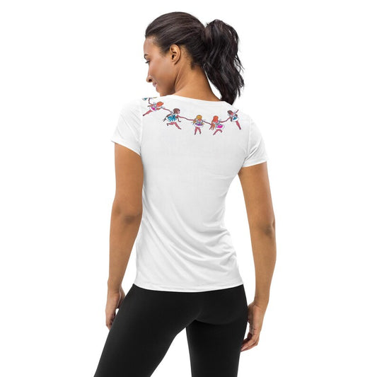 All-Over Print Crop Tee | dancing fairies