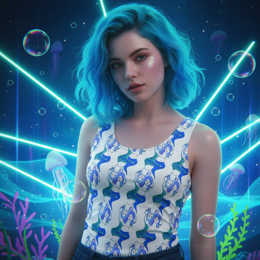 Sublimation Cut & Sew Tank Top | mermaids